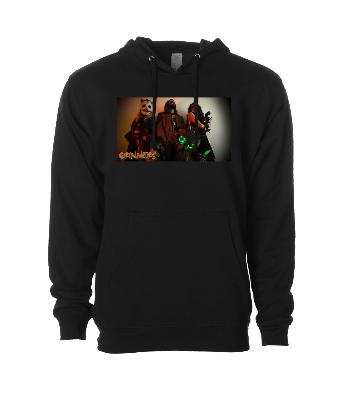 Refinery Films - GRINNERS GARB 01 - Black Hoodie