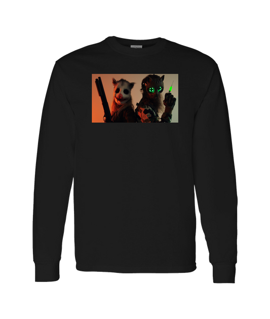 Refinery Films - GRINNERS GARB 01-1 - Black Long Sleeve T