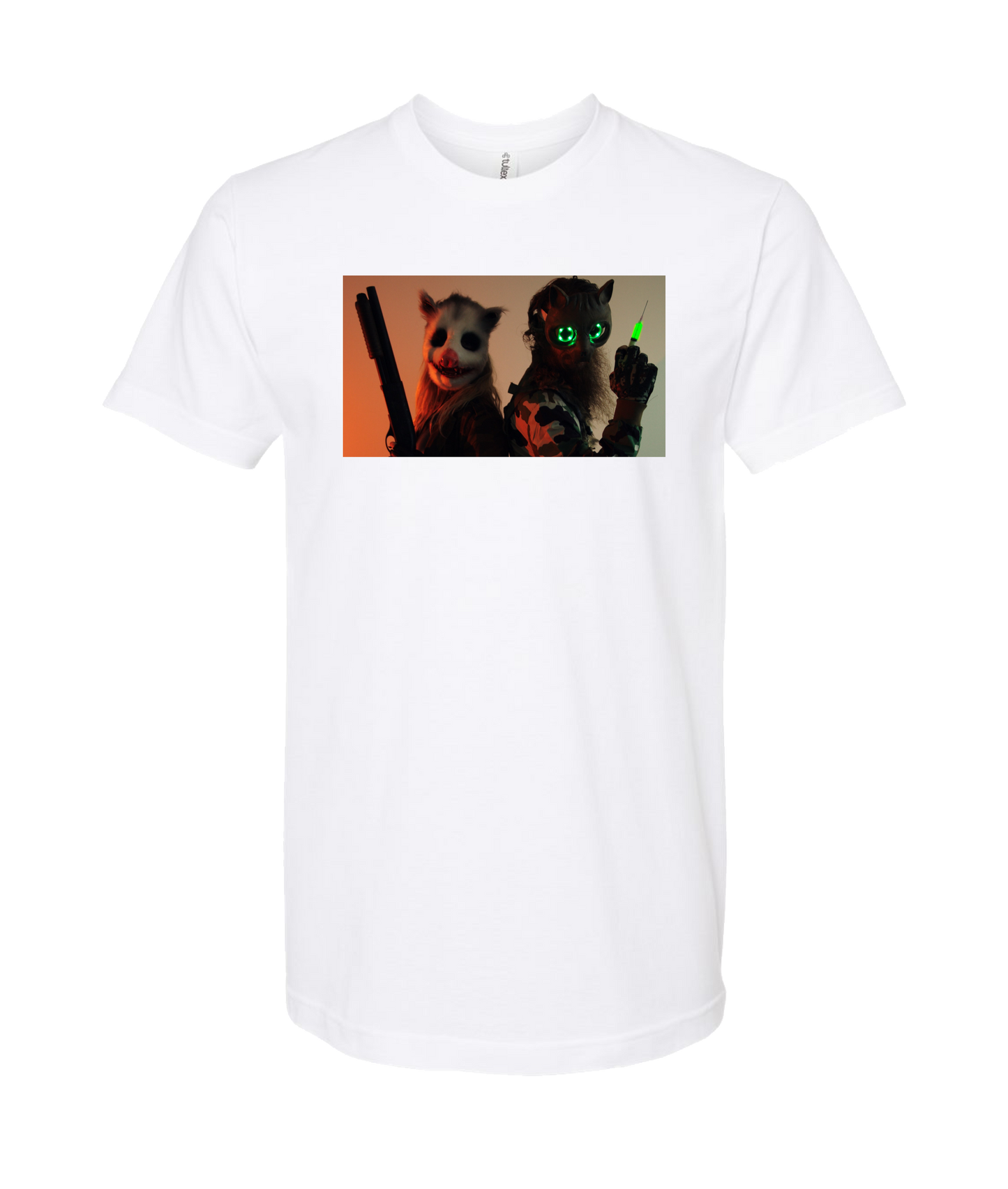 Refinery Films - GRINNERS GARB 01-1 - White T-Shirt