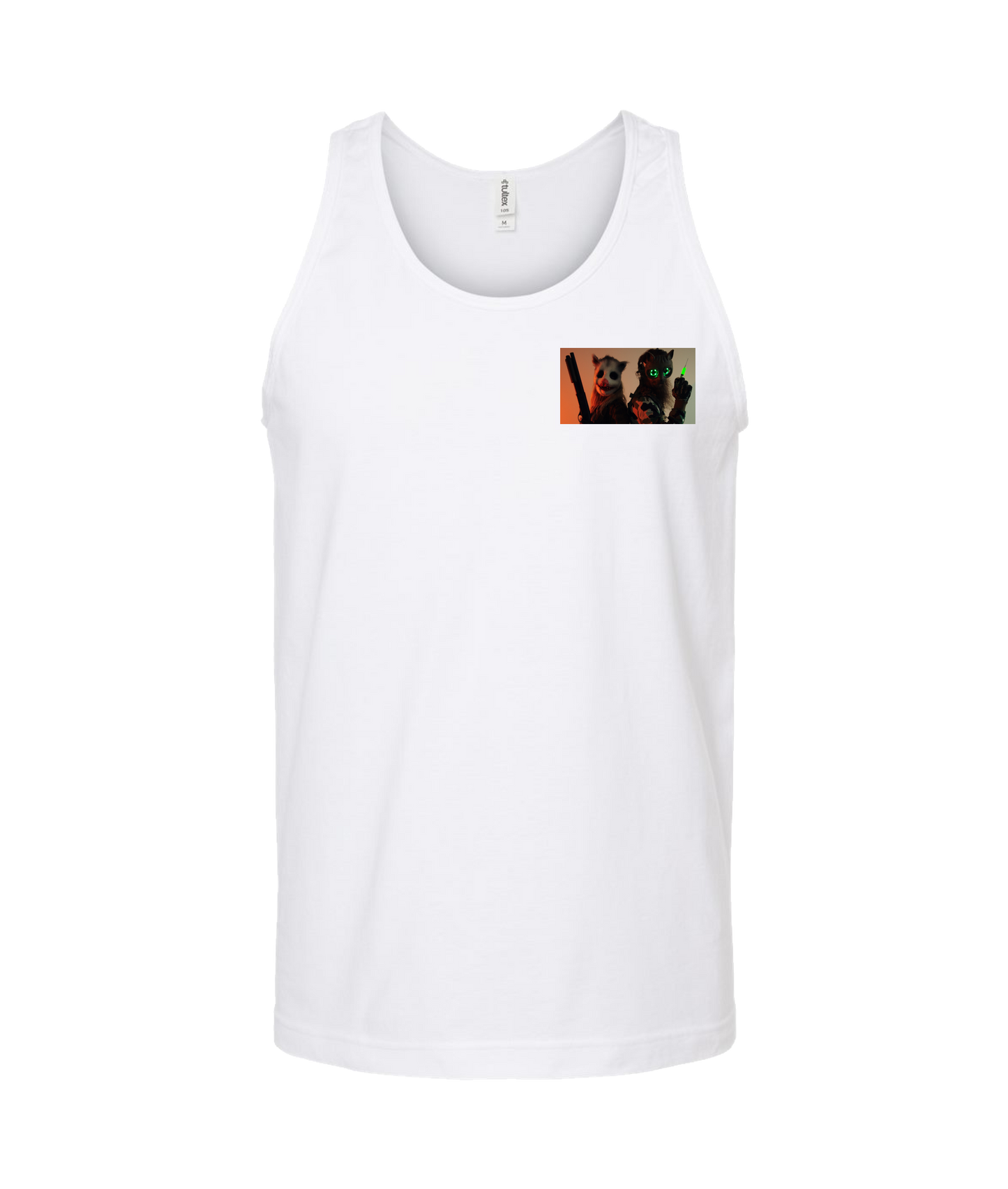 Refinery Films - GRINNERS GARB 01-1 - White Tank Top