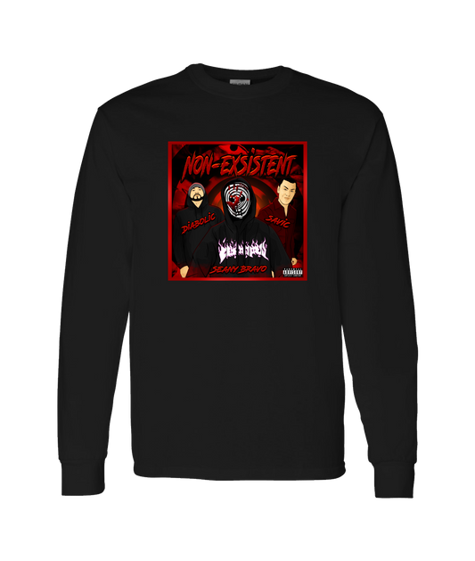 Seany Bravo - Non Exsistent - Black Long Sleeve T