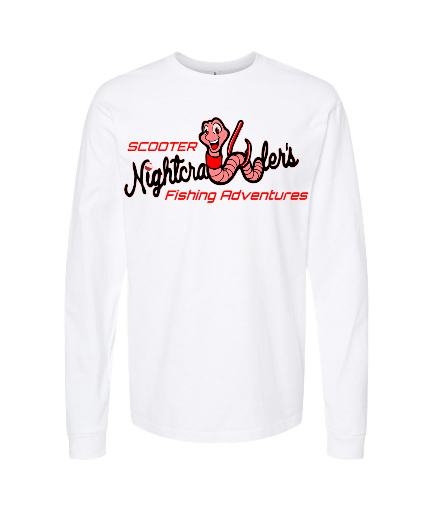 Scooter Nightcrawler - Scooter Nightcrawler Tight Lip - White Long Sleeve T