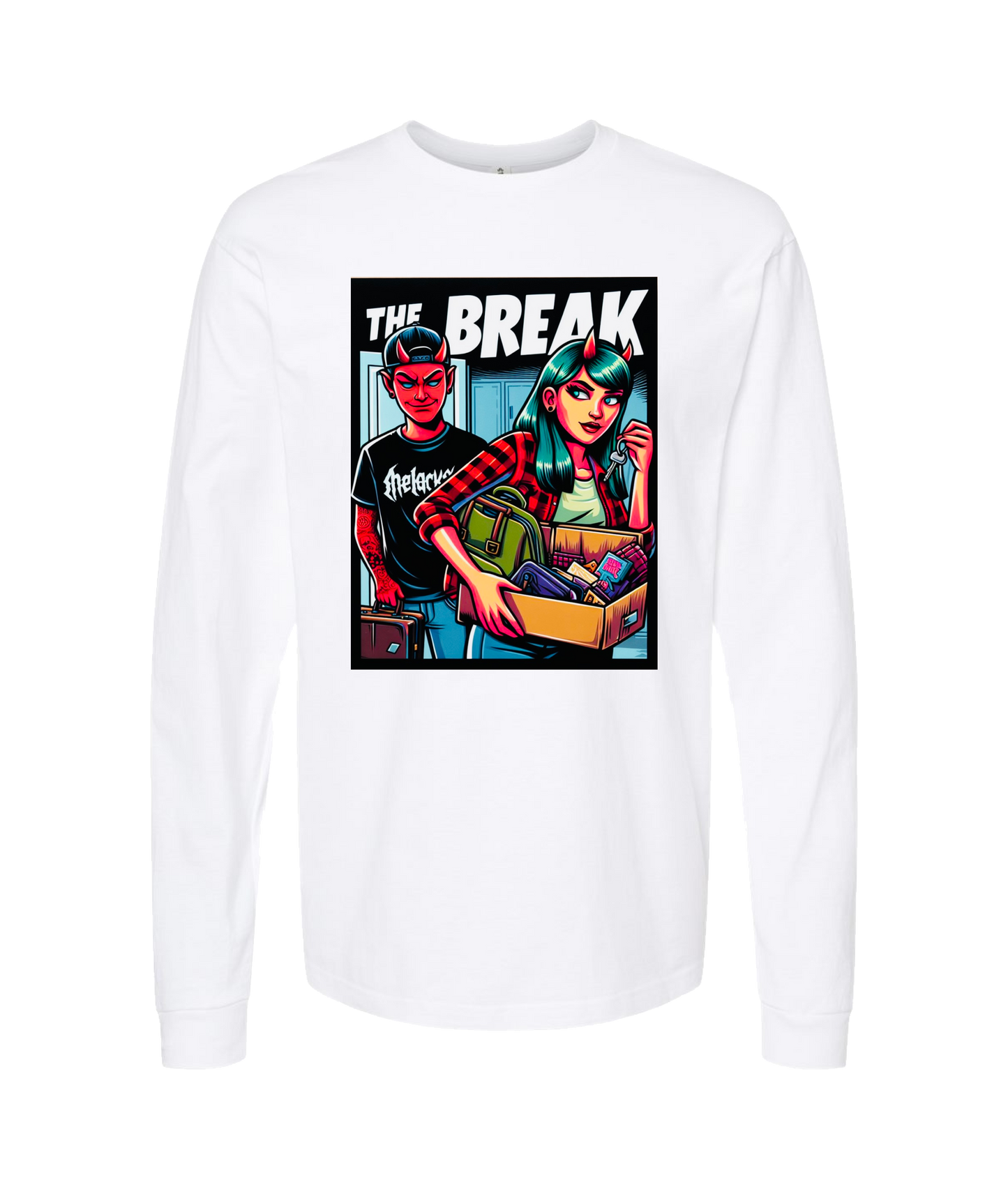 Sean Michael Kaye - THE BREAK - White Long Sleeve T