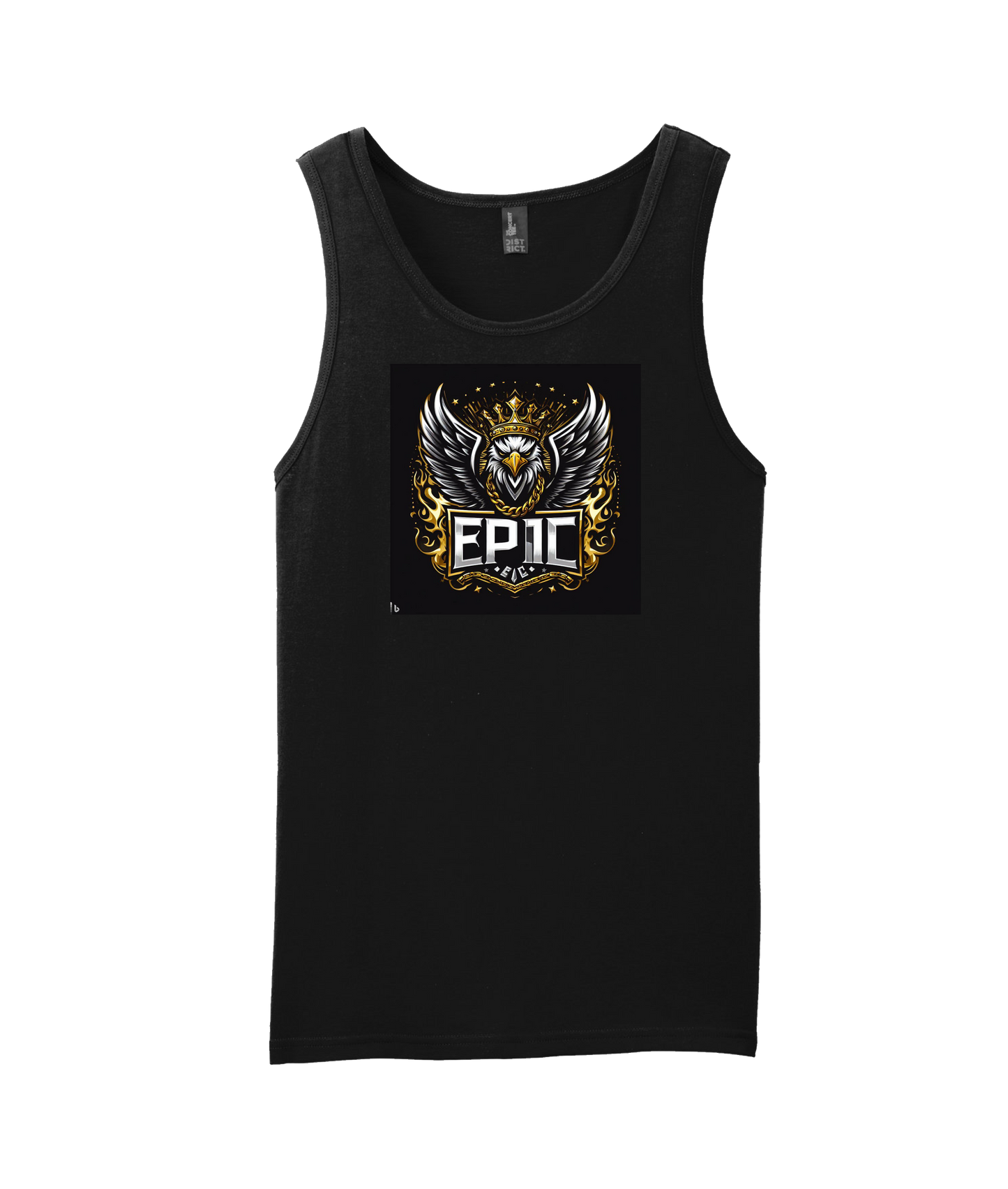 Ep!c of PovCiti - Ep!c Eagle Logo - Black Tank Top
