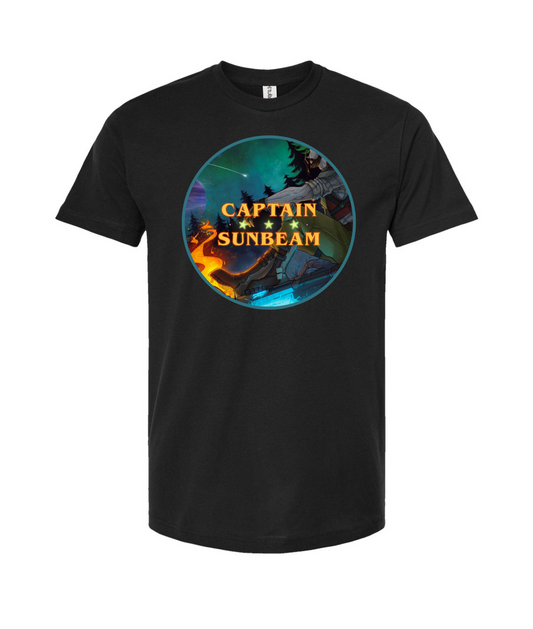 Captain Sunbeam - Julian Afterjoy - Black T-Shirt