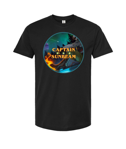 V-SUNBEAMTOP - Julian Afterjoy - Black T-Shirt