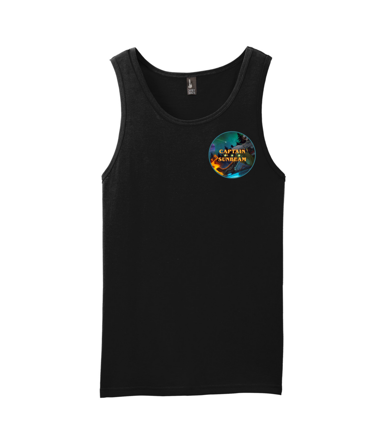 Captain Sunbeam - Julian Afterjoy - Black Tank Top