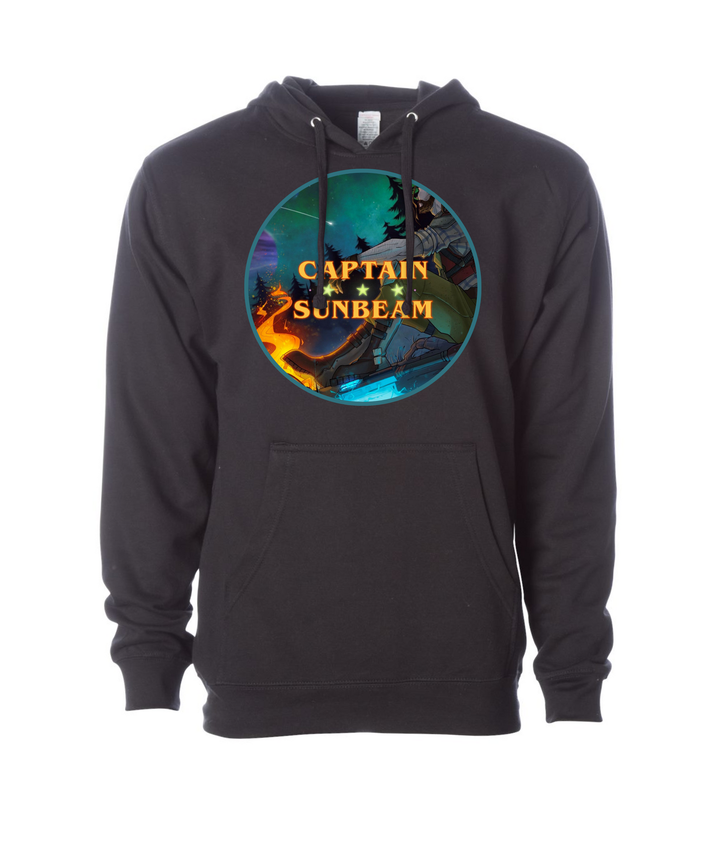 Captain Sunbeam - Julian Afterjoy - Black Hoodie