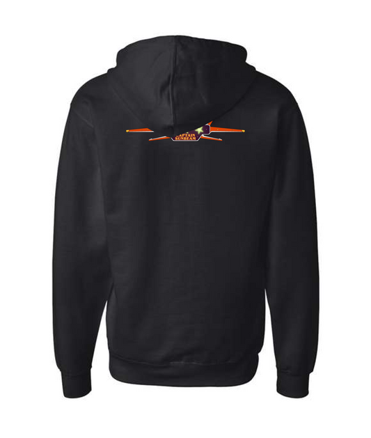 Captain Sunbeam - Julian Afterjoy - Black Zip Up Hoodie