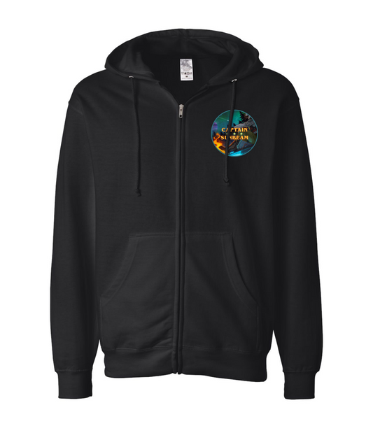 Captain Sunbeam - Julian Afterjoy - Black Zip Up Hoodie