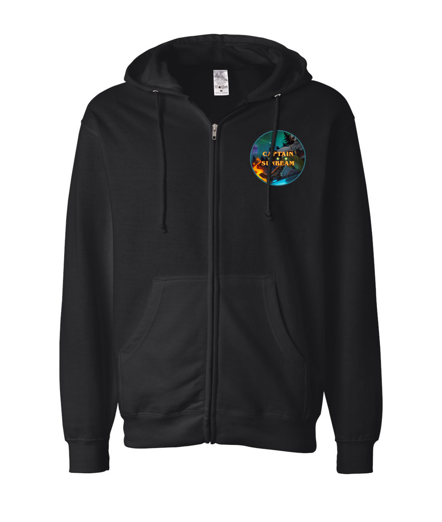V-SUNBEAMTOP - Julian Afterjoy - Black Zip Up Hoodie