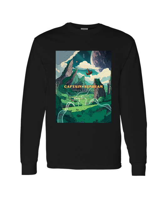 Captain Sunbeam - SOO OPTION 2 - Black Long Sleeve T