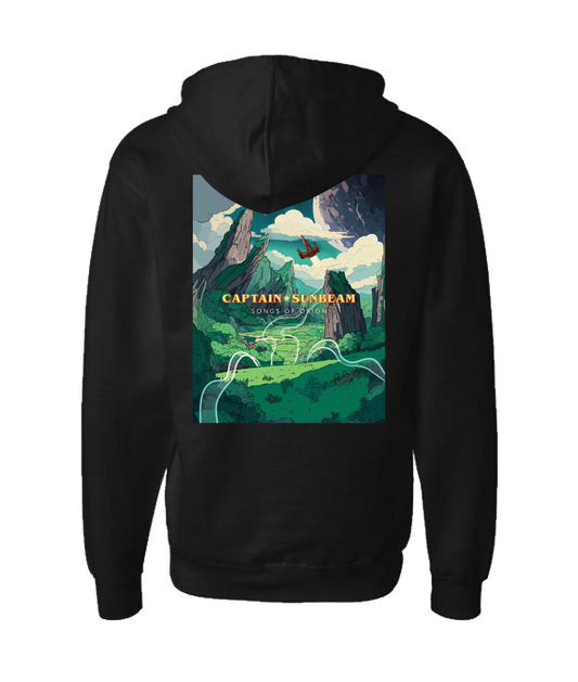 Captain Sunbeam - SOO OPTION 2 - Black Zip Up Hoodie