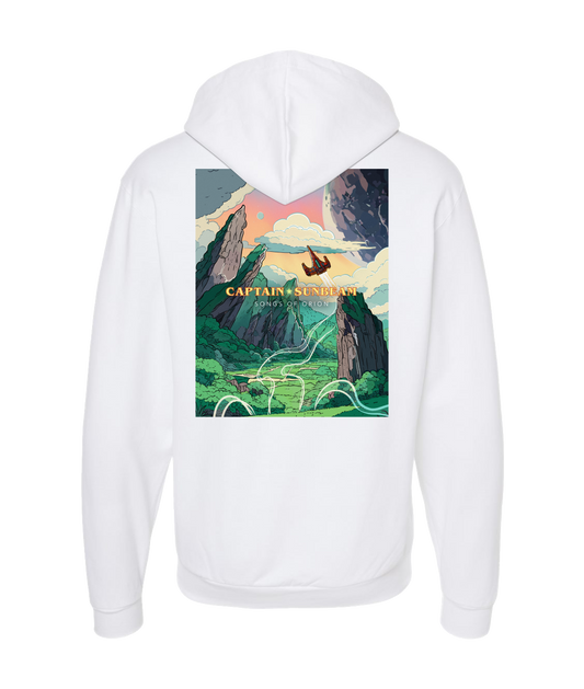 Captain Sunbeam - SOO OPTION 2 - White Zip Up Hoodie