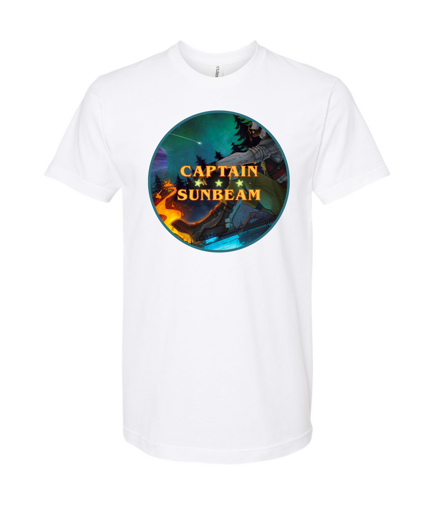 V-SUNBEAMTOP - Julian Afterjoy - White T Shirt