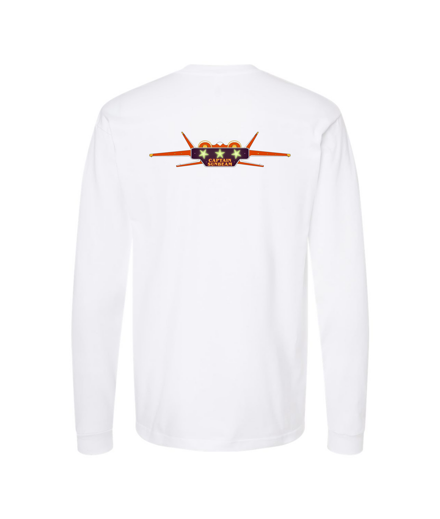 Captain Sunbeam - Julian Afterjoy - White Long Sleeve T