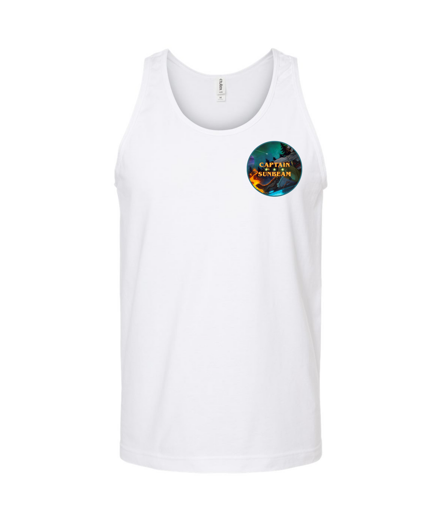 Captain Sunbeam - Julian Afterjoy - White Tank Top