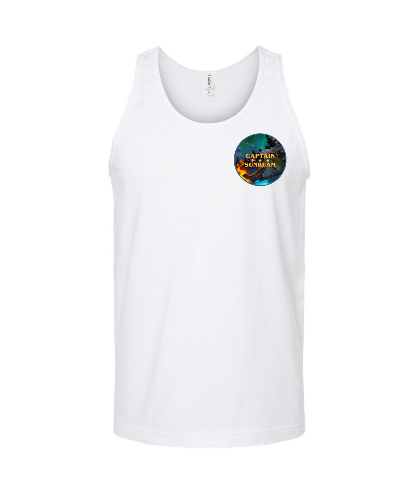 V-SUNBEAMTOP - Julian Afterjoy - White Tank Top