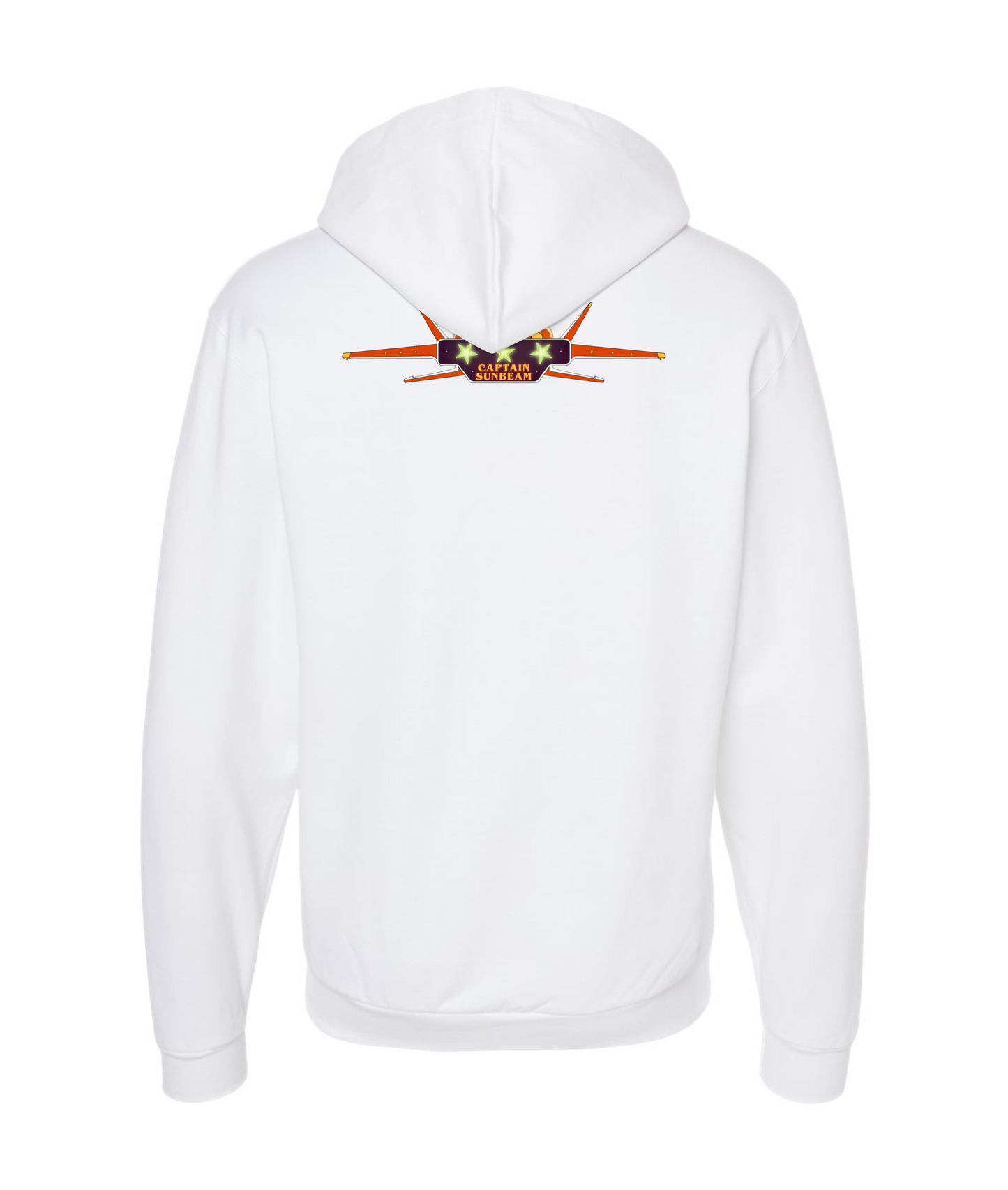 Captain Sunbeam - Julian Afterjoy - White Zip Up Hoodie