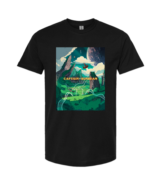Captain Sunbeam - SONGS OF ORION - Black T Shirt