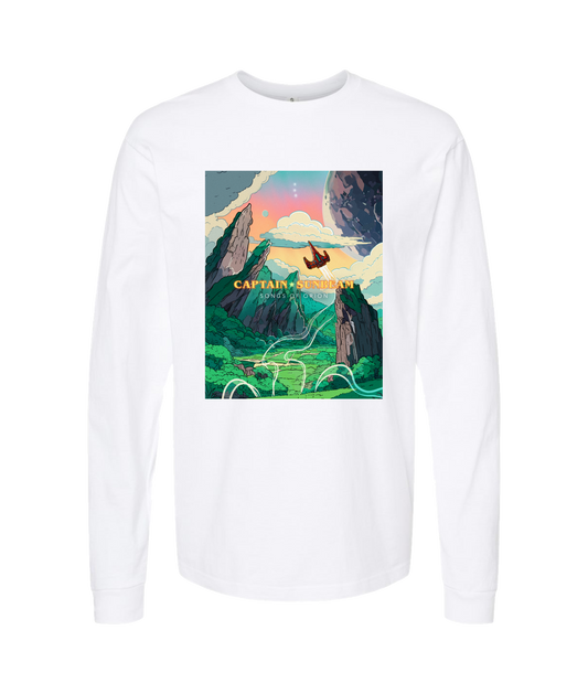 Captain Sunbeam - SONGS OF ORION - White Long Sleeve T