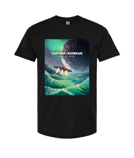 Captain Sunbeam - Taz - Black T-Shirt
