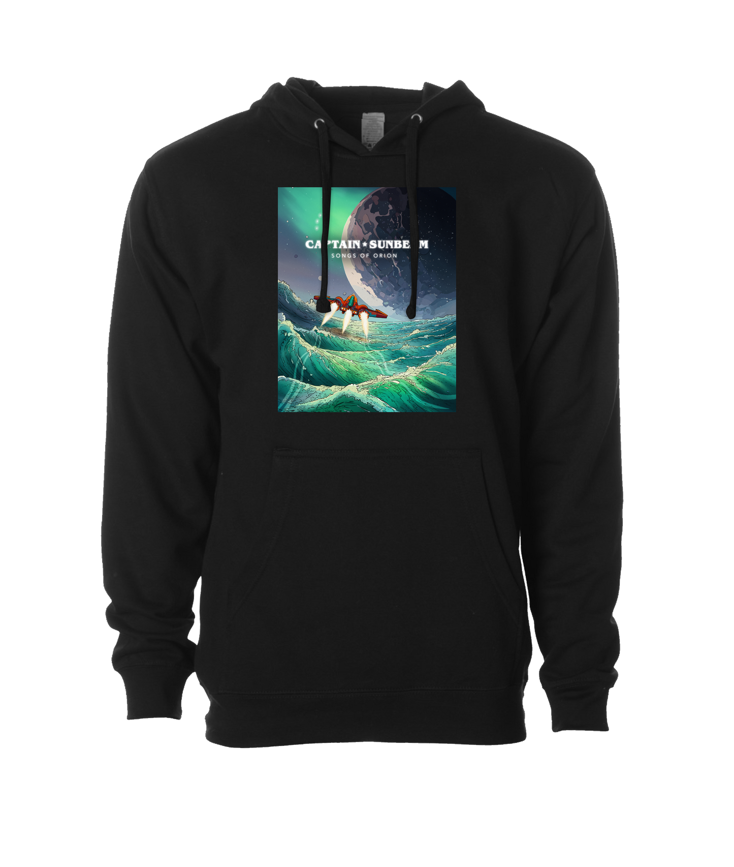 Captain Sunbeam - Taz - Black Hoodie