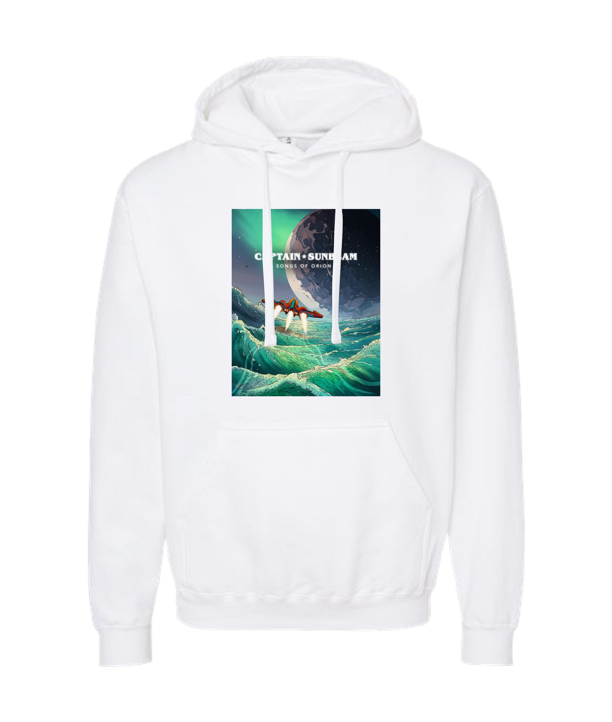 Captain Sunbeam - Taz - White Hoodie