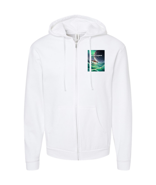V-SUNBEAMTOP - Taz - White Zip Up Hoodie