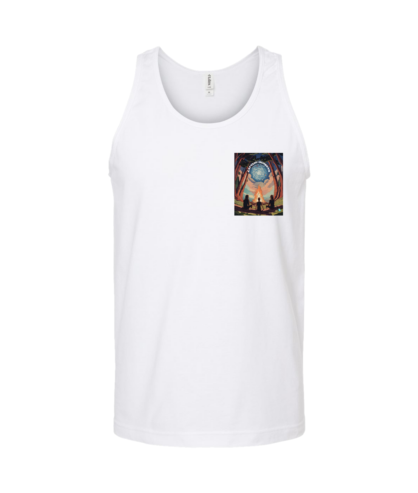 Captain Sunbeam - Tour - White Tank Top