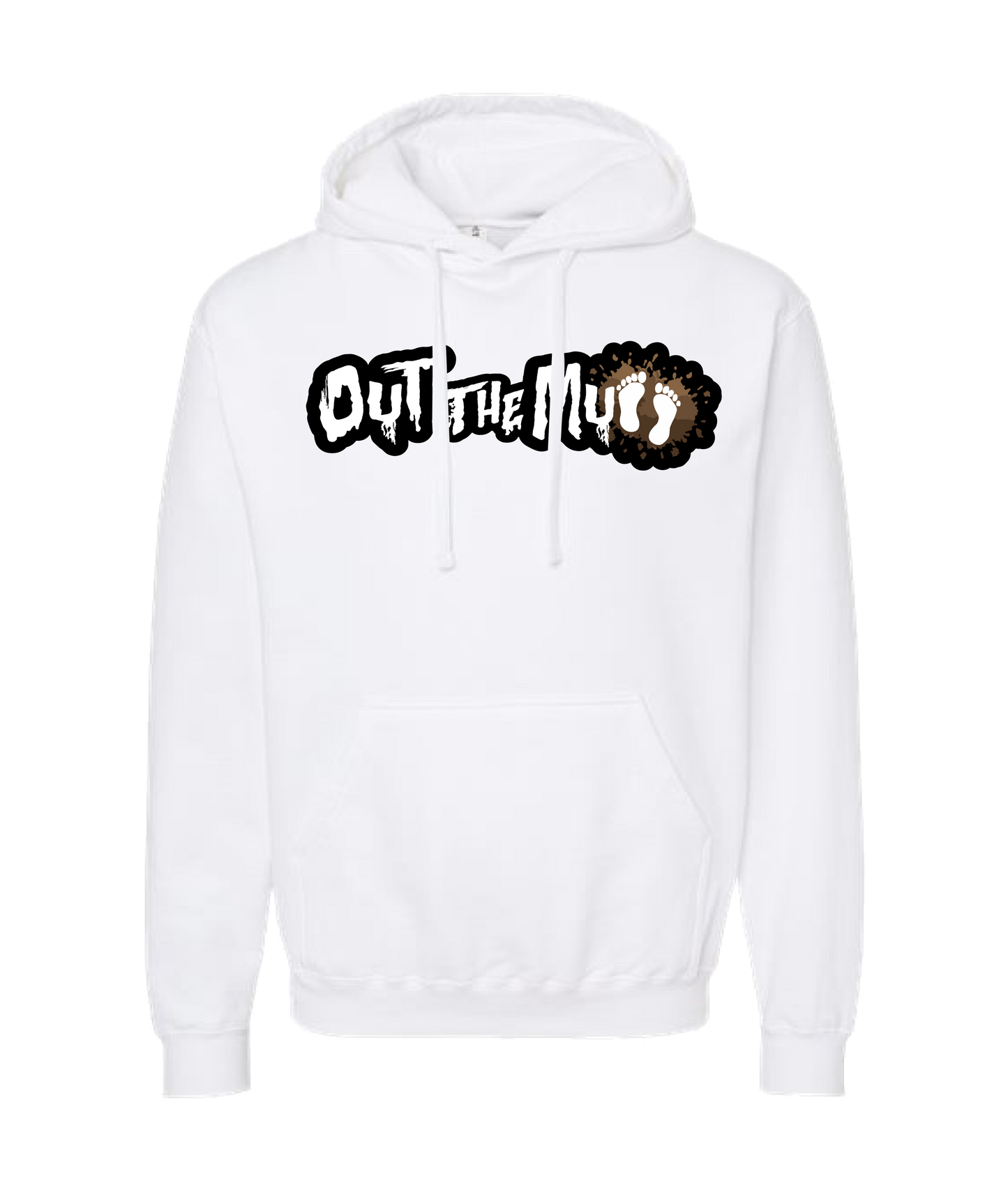 V-04ATOP - OUT THE MUD - White Hoodie