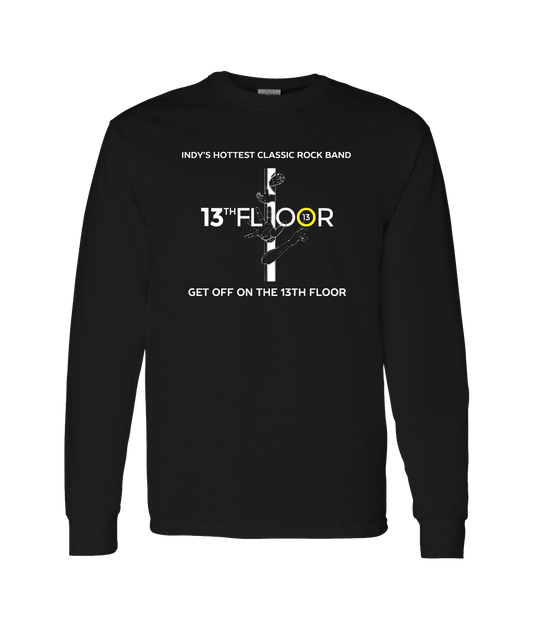 V-13 - DESIGN 1 - Black Long Sleeve T