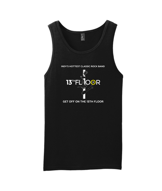 V-13 - DESIGN 1 - Black Tank Top