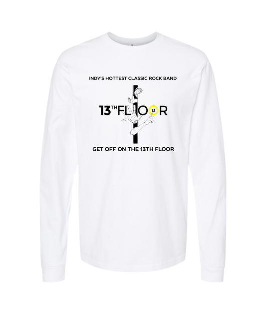 V-13 - DESIGN 1 - White Long Sleeve T