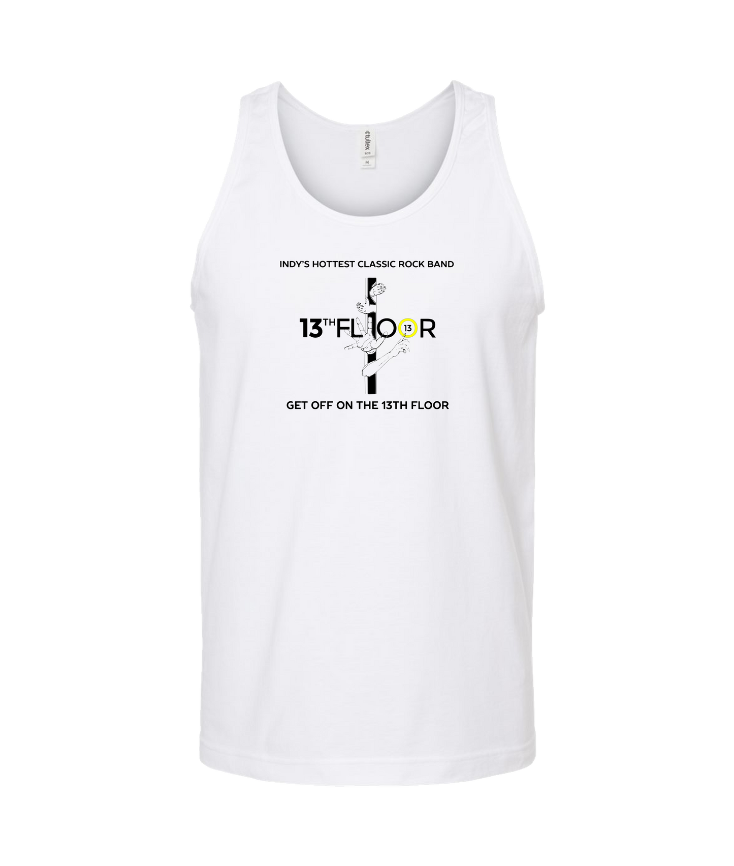V-13 - DESIGN 1 - White Tank Top