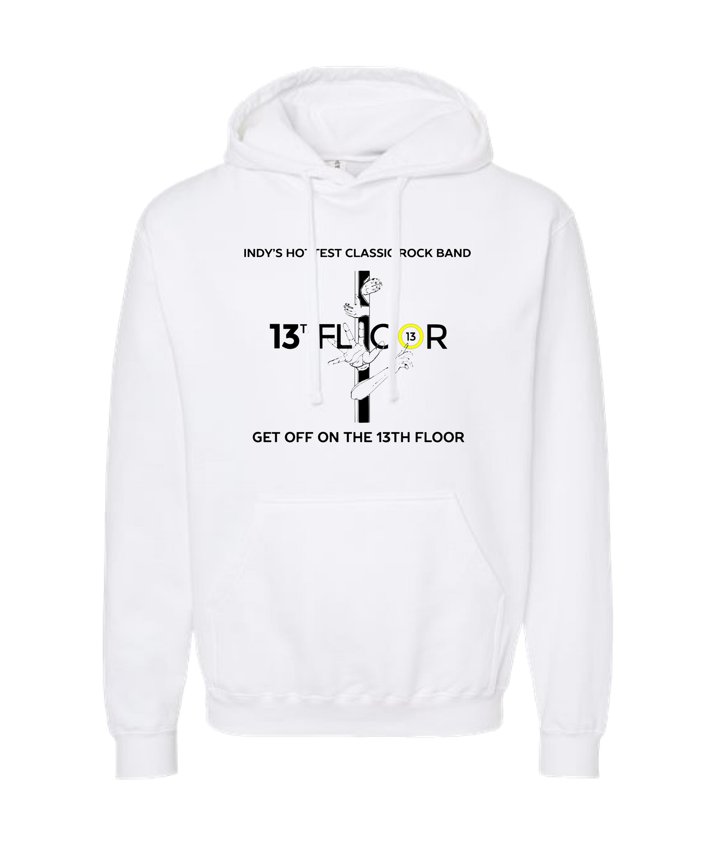 V-13 - DESIGN 1 - White Hoodie
