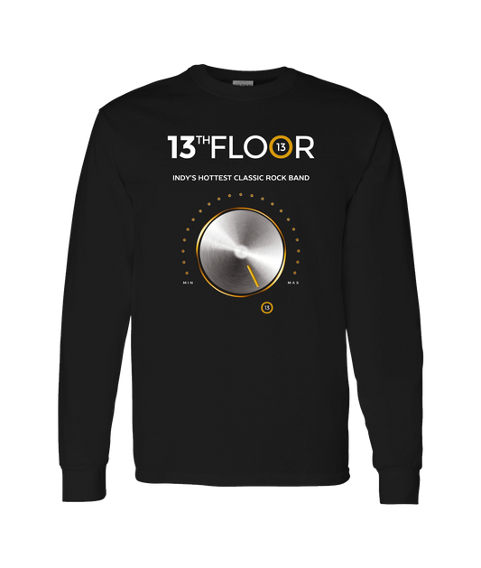 V-13 - DESIGN 2 - Black Long Sleeve T
