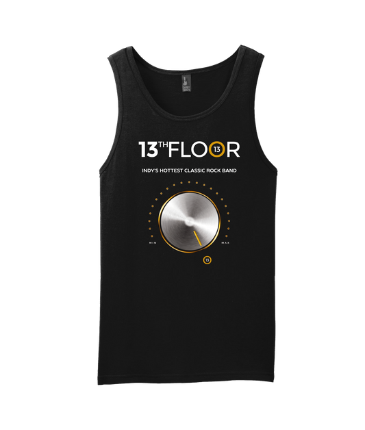 V-13 - DESIGN 2 - Black Tank Top