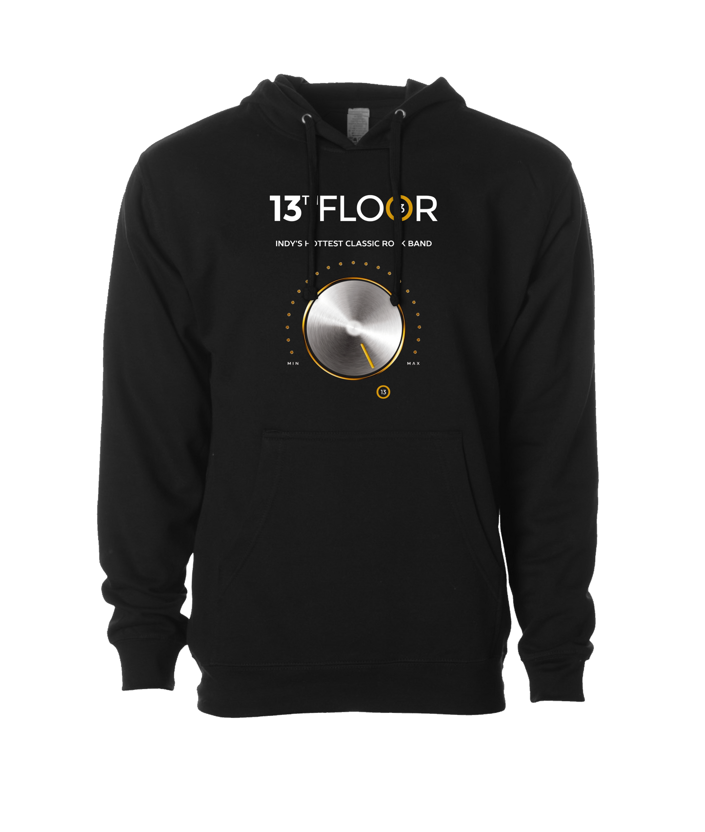 V-13 - DESIGN 2 - Black Hoodie