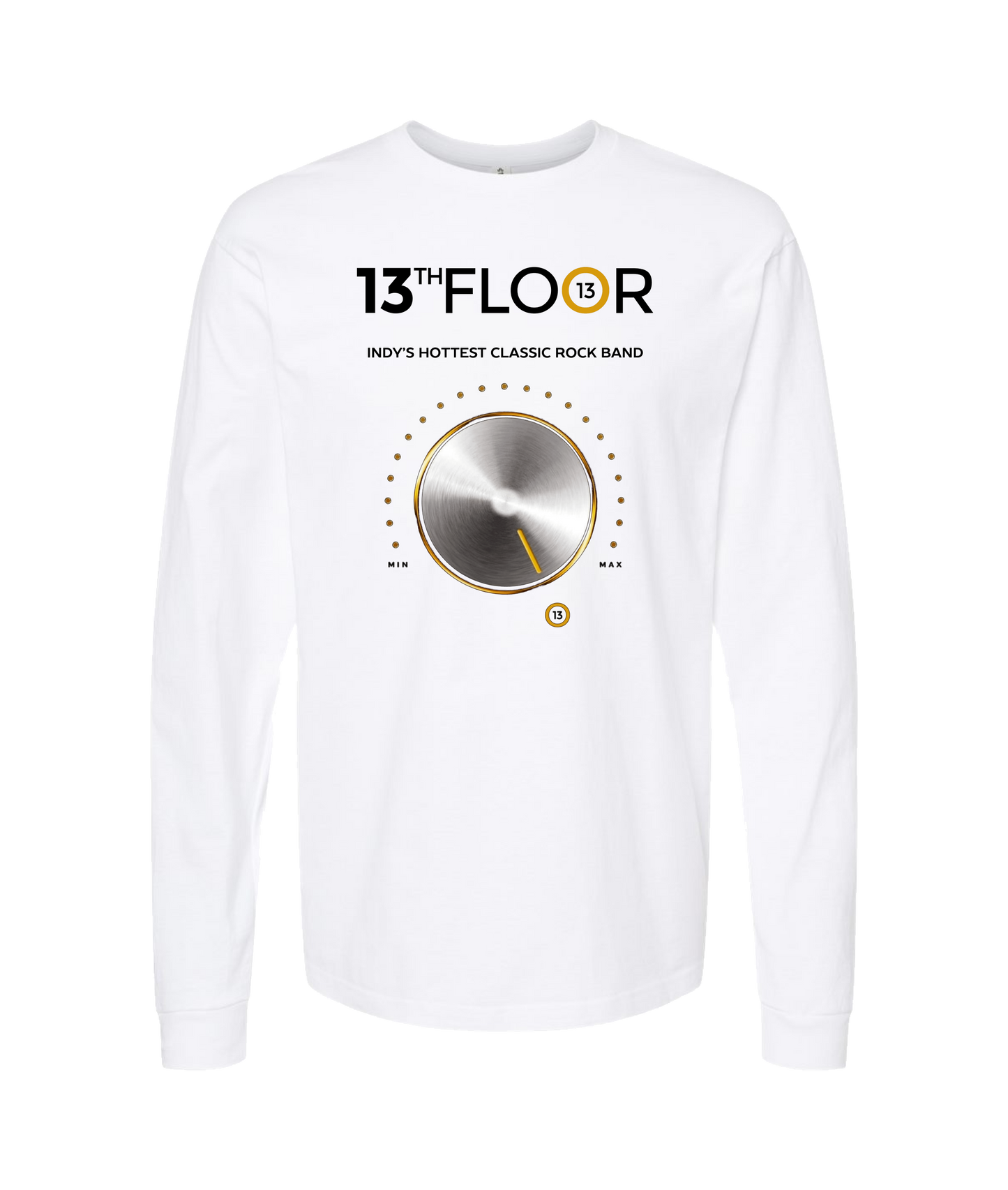 V-13 - DESIGN 2 - White Long Sleeve T