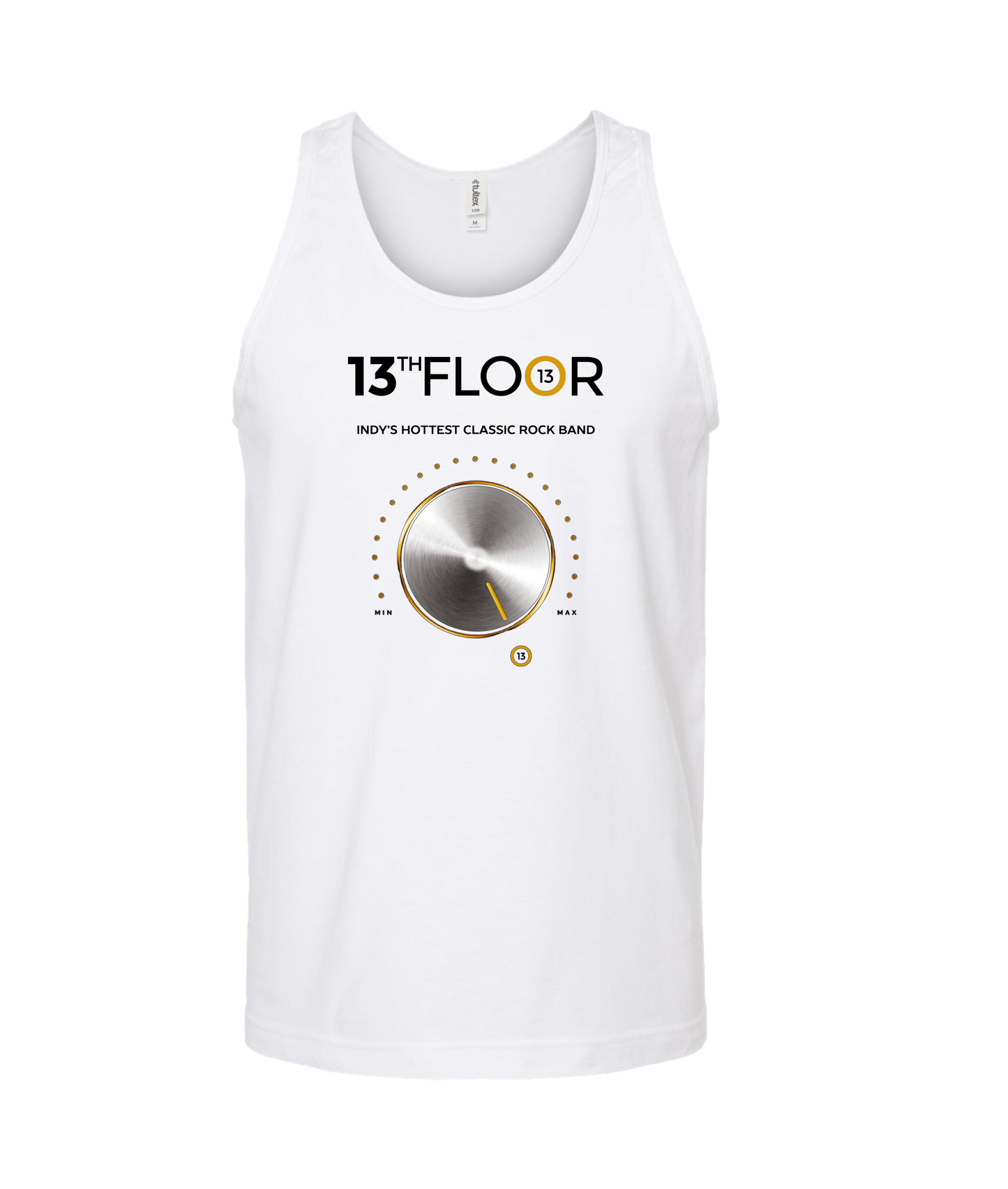 V-13 - DESIGN 2 - White Tank Top