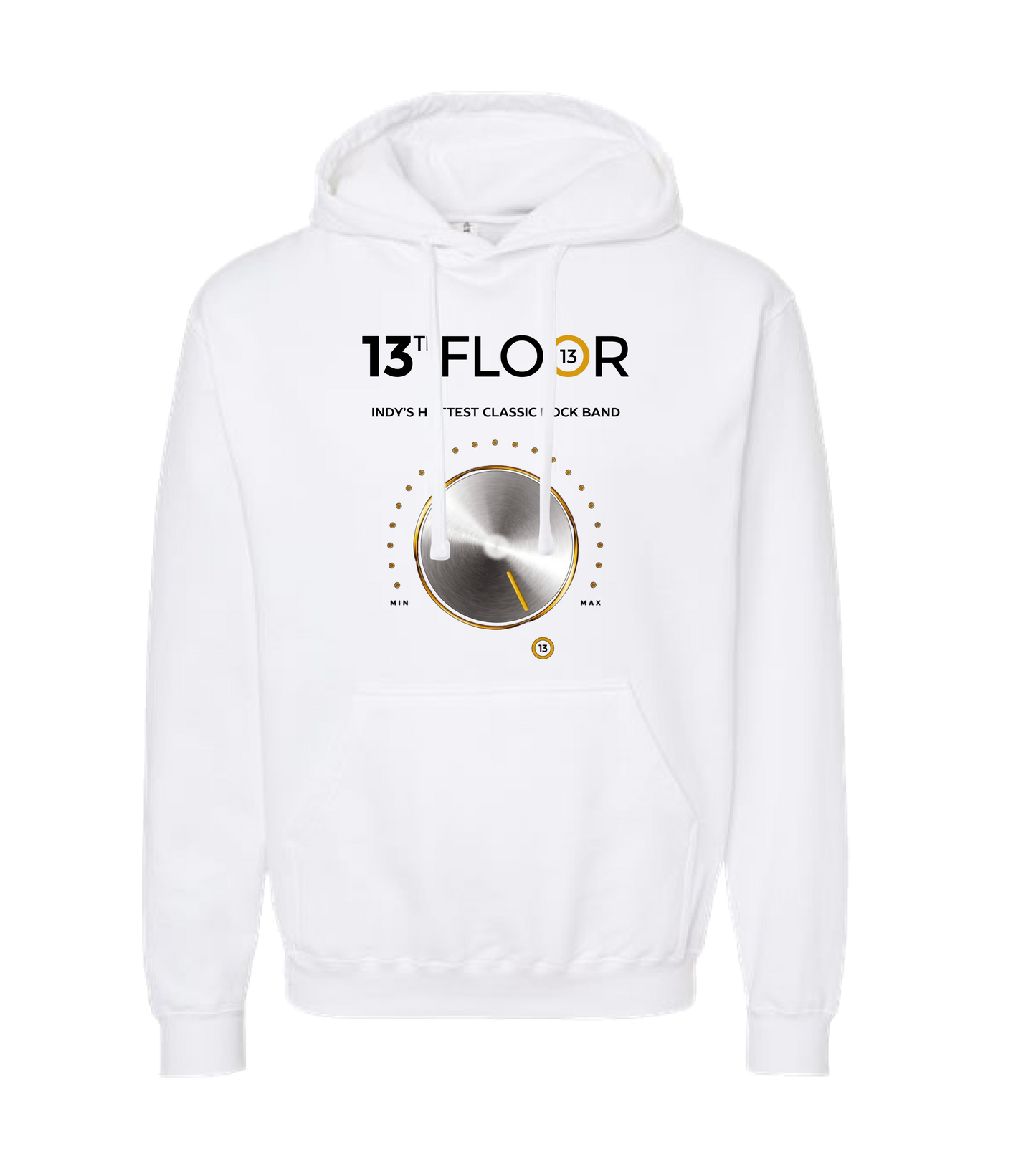 13th Floor Band Indy - Knob - White Hoodie