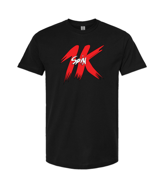 1k Spin - Logo - Black T-Shirt