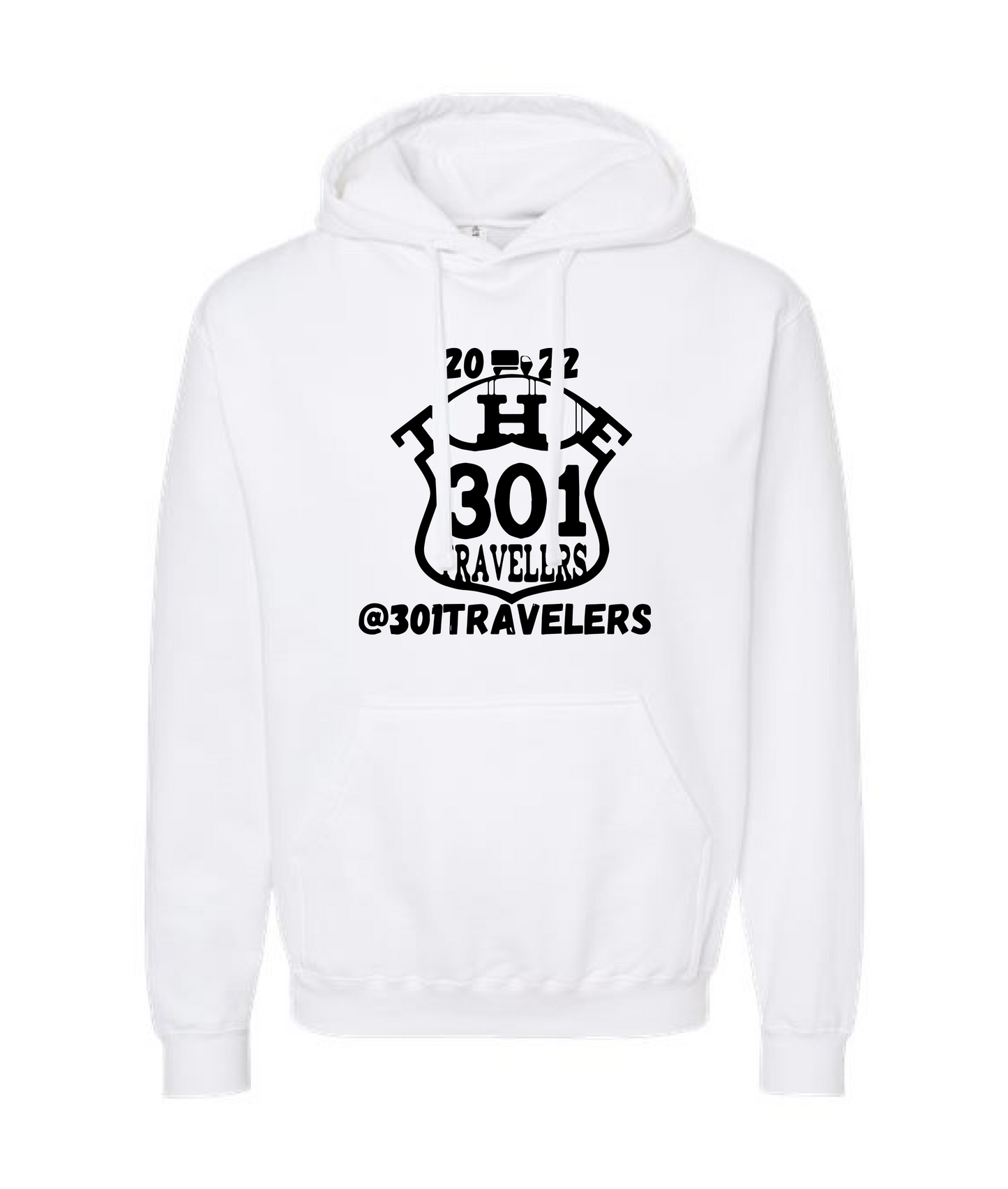 The 301 Traveler's - Highway 301 - White Hoodie