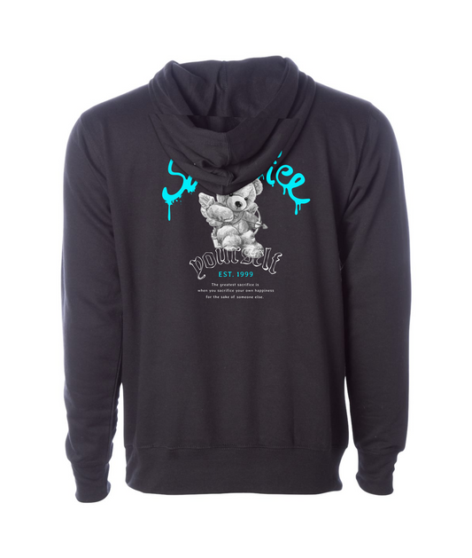 V-3WBTOP - Urban World - Black Hoodie