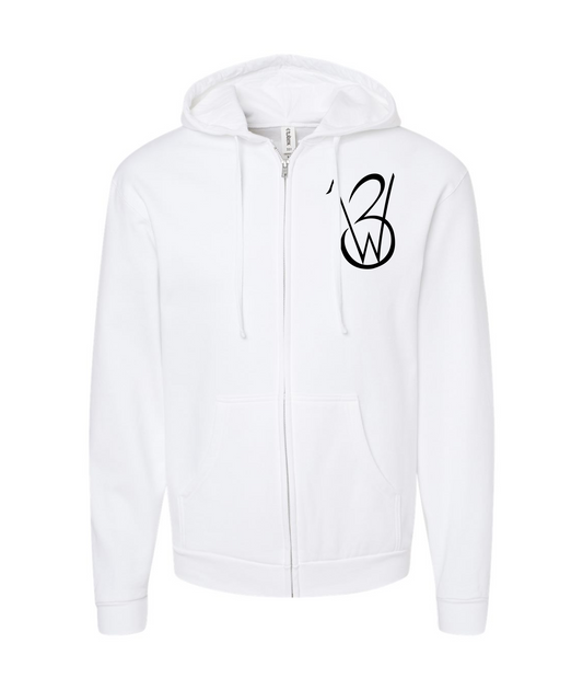 V-3WBTOP - Urban World - White Zip Up Hoodie