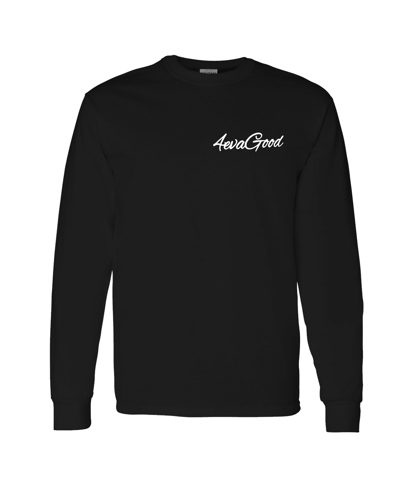 4evaGood - Logo - Black Long Sleeve T