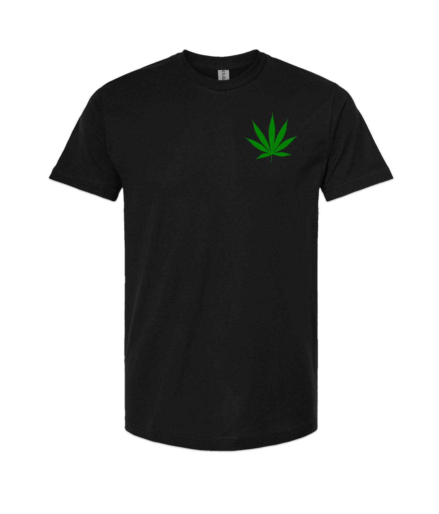 4evaGood - Cannabis Leaf - Black T Shirt