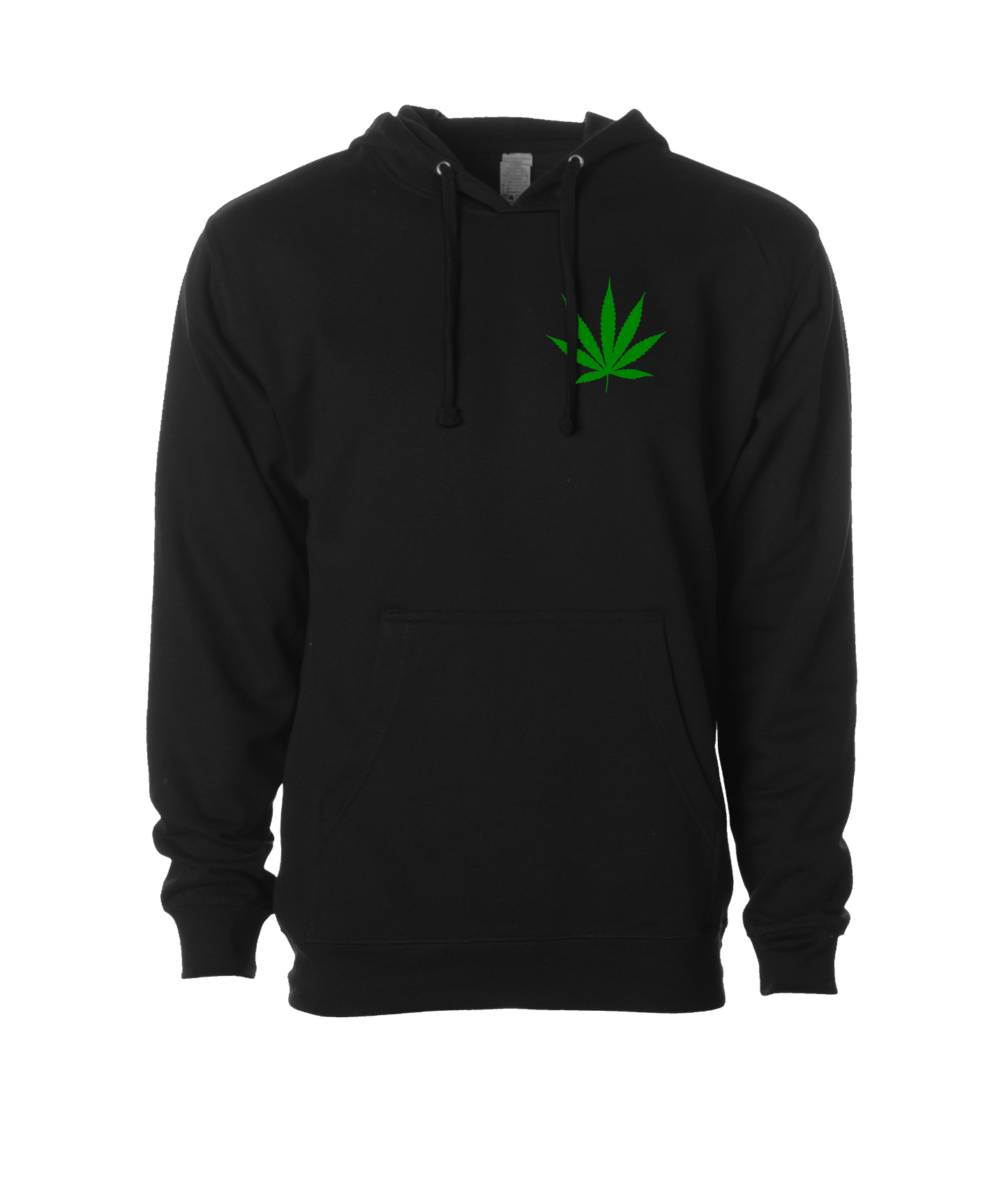 4evaGood - Cannabis Leaf - Black Hoodie