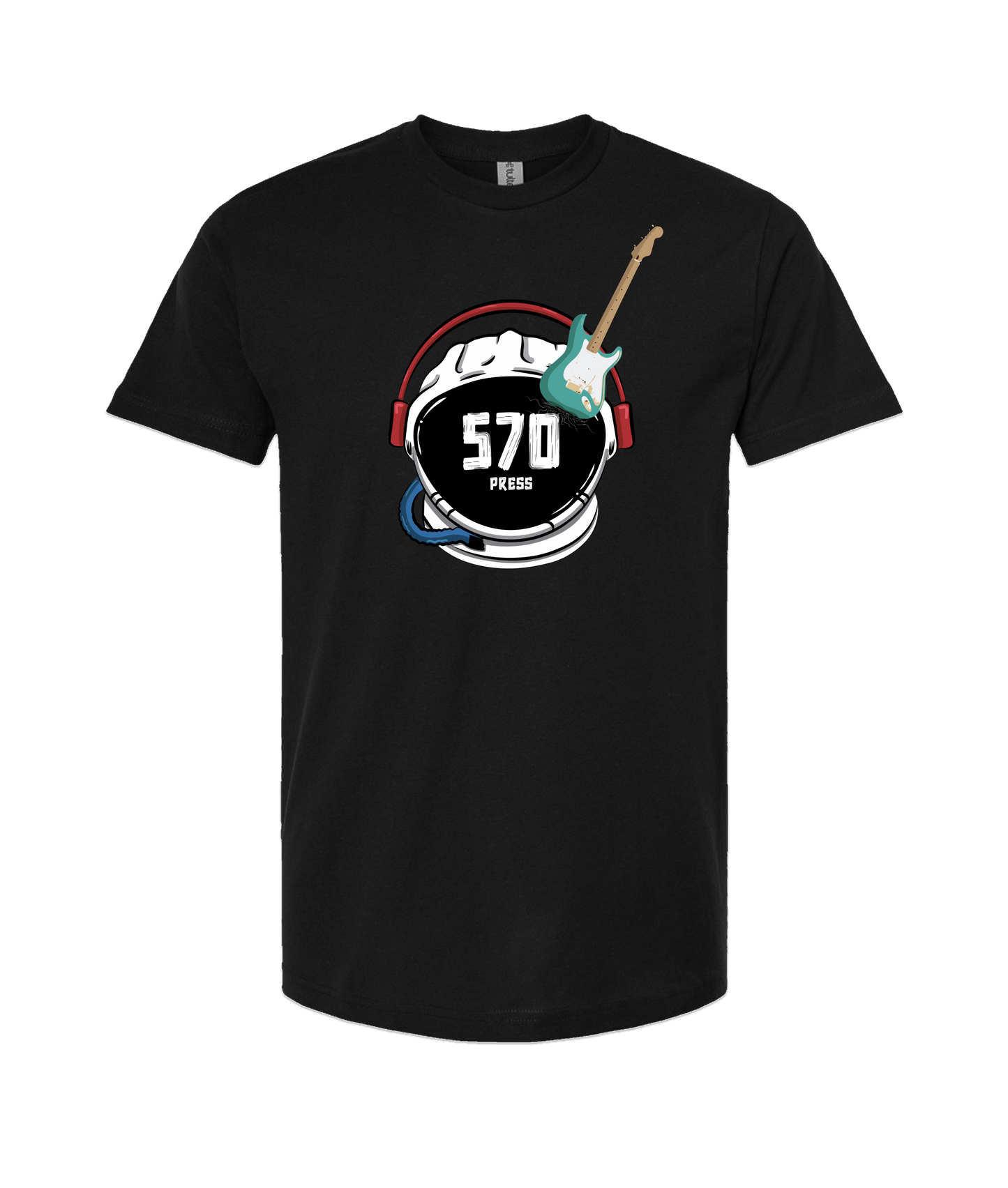 570-Press - Logo - Black Long Sleeve T